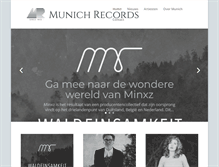 Tablet Screenshot of munichrecords.com